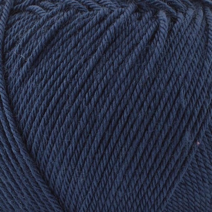 Silky Touch Acrylic Yarn - Soft Sport Weight Yarn for Crochet & Knitting - 100g / 383yds - 100% Microfiber Acrylic - Lightweight Fine Smooth Yarn(Blue - Navy Blue, 1 Skein)
