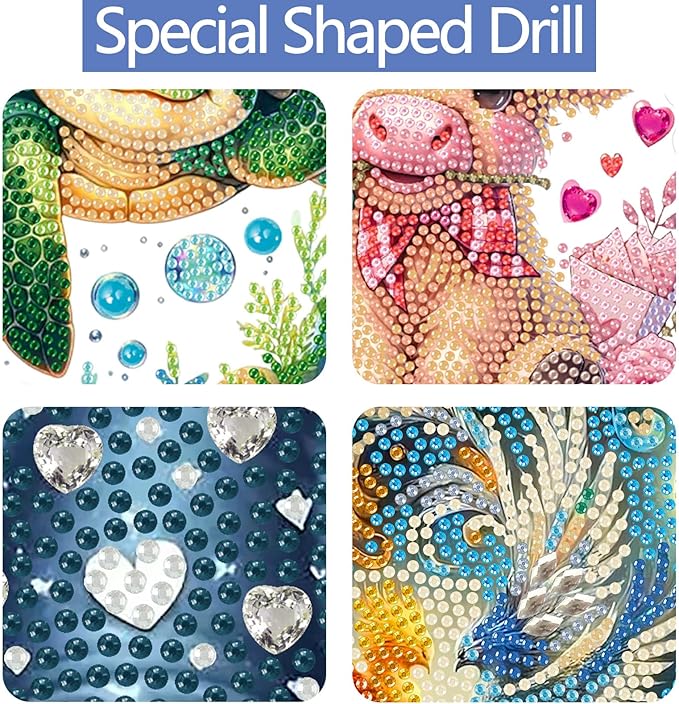 AIBOERL Diamond Art Hanging Kit for Adult,Special Shaped Rhinestone,Double Sided 5D DIY Acrylic Diamond Art Painting Window Pendants Home Garden Wall Hanging Kits Hanging Ornament (Phoenix7.17 X7.17)