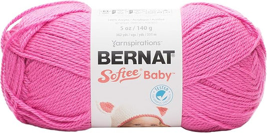 Bernat Softee Baby Yarn, 5 oz, Petunia, 1 Ball