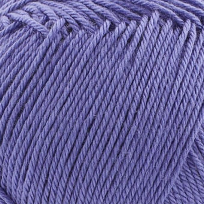 Silky Touch Acrylic Yarn - Soft Sport Weight Yarn for Crochet & Knitting - 100g / 383yds - 100% Microfiber Acrylic - Lightweight Fine Smooth Yarn(Purple - Moonflower, 1 Skein)