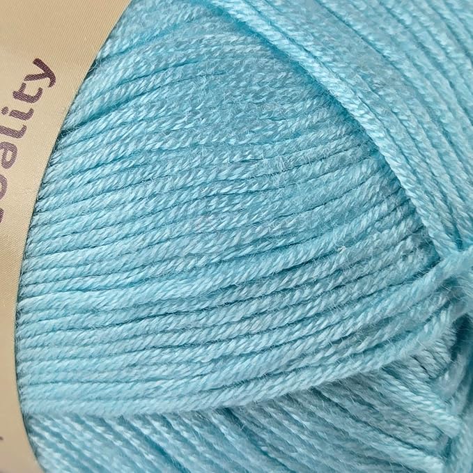 10-Pack of Yonkey Monkey 500 Grams Yarn - 70% Rayon derived from Bamboo, 30% Cotton - Imported - Shallow Lake 9018