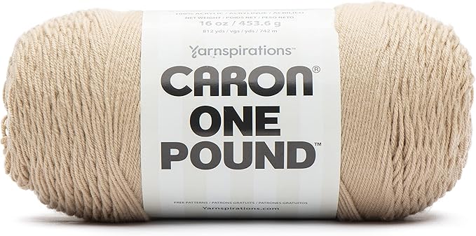 Caron One Pound Lace Yarn - 2 Pack of 454g/16oz - Acrylic - 4 Medium (Worsted) - 812 Yards - Knitting/Crochet