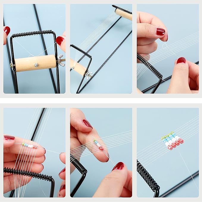 PP OPOUNT Value Bead Loom Kit, 11343 PCS Loom Beading Supplies with Lots of Seed Beads, Complete Jewelry Making Tools and Accessories, Beading Loom Kits for Adults Jewelry Making Bracelets Belts