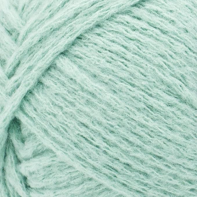 Lion Brand Yarn, Feel Like Butta Velvety Soft Yarn for Knitting, Crochet, and Crafts, Seafoam, 1 Pack, Chenille Like Fiber for Plush Baby Blankets, Amigurumi Toys, and Worsted Weight Sweaters