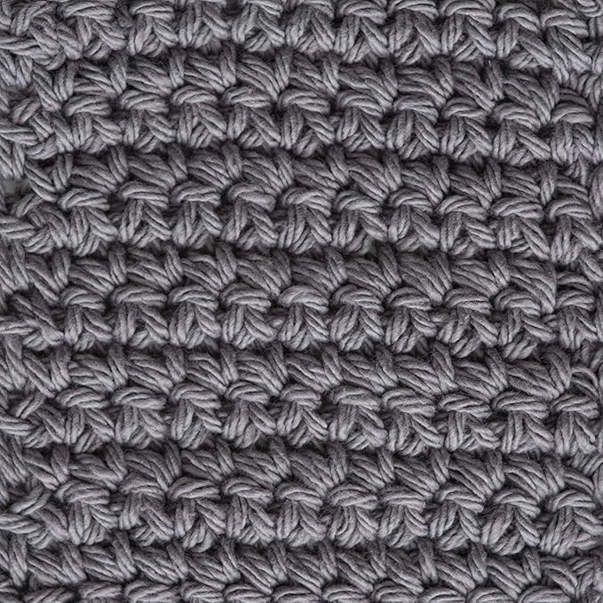 Lily Sugar'n Cream Solids 100% Cotton Yarn Overcast Pack of 3