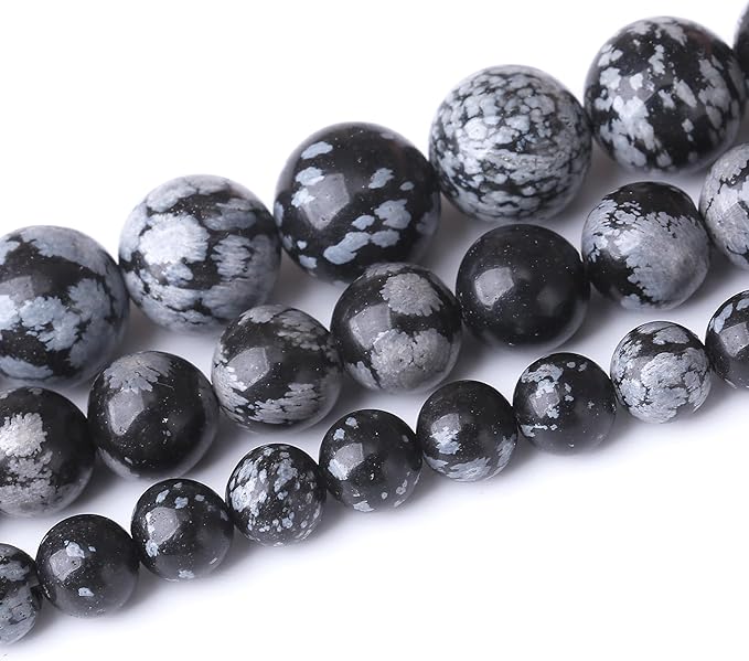 4MM 88PCS Snowflake Stone Bead Gemstone Round Crystal Jewelry Making DIY Bracelet Necklace Jewelry Making