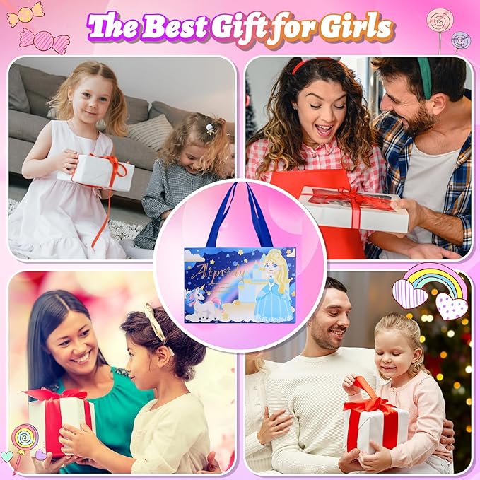 aipridy charm bracelet making kit,unicorn mermaid crafts gifts set can inspires imagination and creativity,jewelry making kit perfect gifts for girls 5-12 years old (104 pieces)