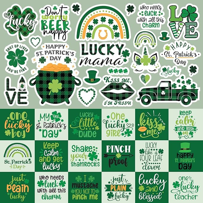 Reminisce St. Patrick's Plaid Scrapbook Collection Kit