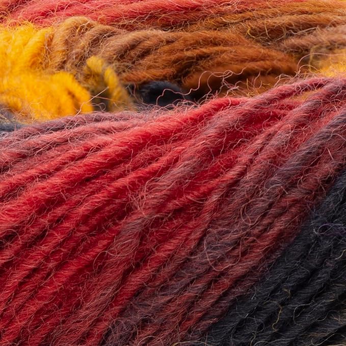 YarnArt Forza Festival Self-Striping Wool Blend Fingering Yarn, 100g (459 yd) – Gradient Color Yarn for Knitting, Crochet, Socks & Shawls (2908)
