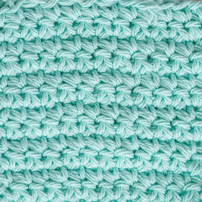 Lily Sugar'n Cream 100% Cotton Yarn 6-Pack Bundle with Bella's Crafts Stitch Markers (Salty Beach Mix)