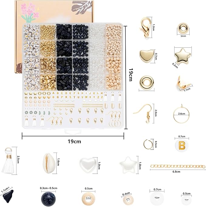 xylise jewelry making supplies kit natural stone beads for irregular natural stone with for diy craft bracelet necklace earrings for adults (purple)