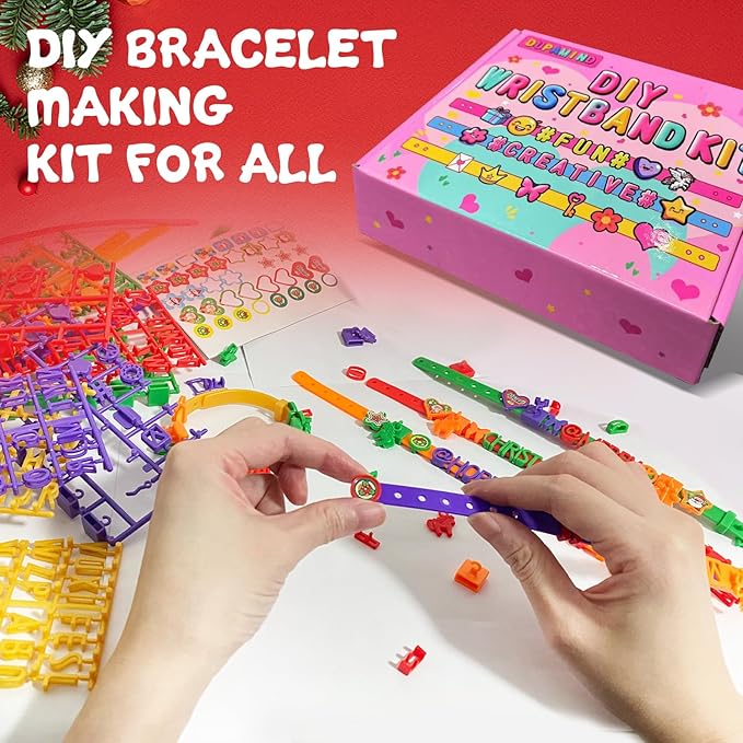 dupamind art & craft kits for kids, diy friendship bracelet making kit for girls, jewelry making, christmas gifts for ages 5-12, toys for ages 5, 6, 7, 8, 9, 10, 11, 12 years old, party craft activity