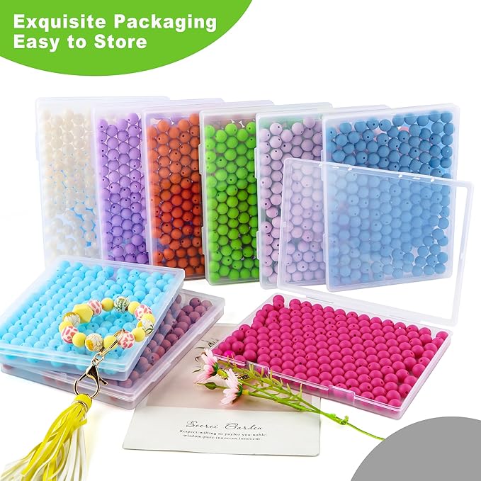 160Pcs 12mm Silicone Beads for Keychain Making Bracelet Necklace, Bulk Round Silicone Beads for Pens（Chartreuse）