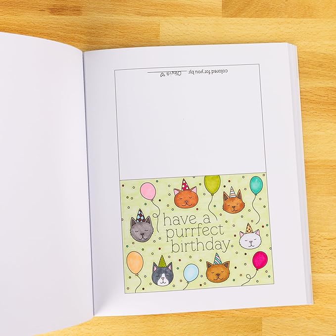 Elyse Breanne Design, Sincerely Yours Coloring Book, 20 Color-in Cards and Envelopes for Every Occasion