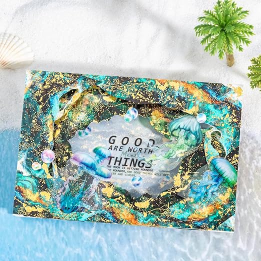 PET Tape Stickers for Journaling Supplies,6 Rolls Watercolor Holographic Journal Stickers for Scrapbooking,Junk Journal Supplies,Planner,DIY Crafts (Future)