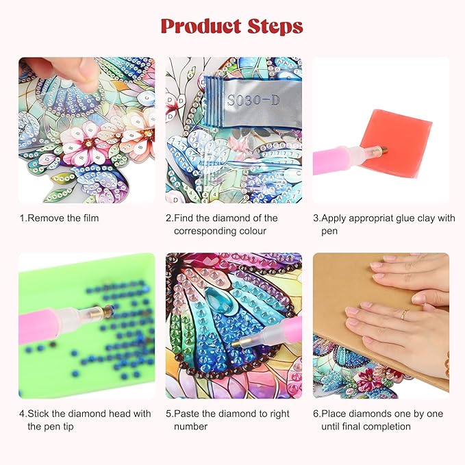 RICUVED Christmas Hanging Diamond Art Kit for Adults, Gnome Special Shaped Crystal Gem Craft Boots Diamond Painting Pendant Kit for Beginners, DIY Hanging Acrylic Art Ornament for Home Garden Decor