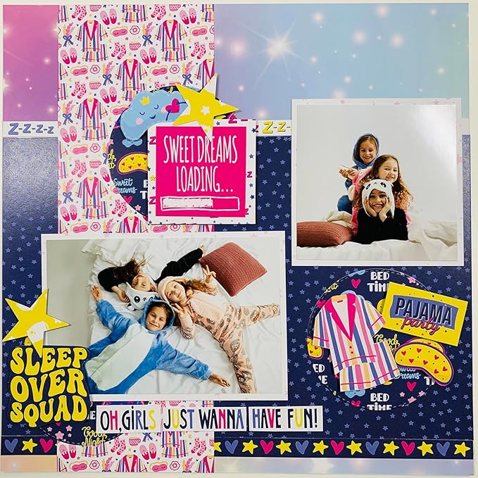 Reminisce Pajama Party Scrapbook Collection Kit