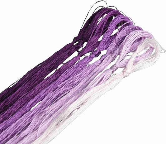 Mulberry Silk Floss Embroidery Thread Floss-Cross Stitch Threads China Silk Woven Jewelry Threads DIY Sewing Kits (28)