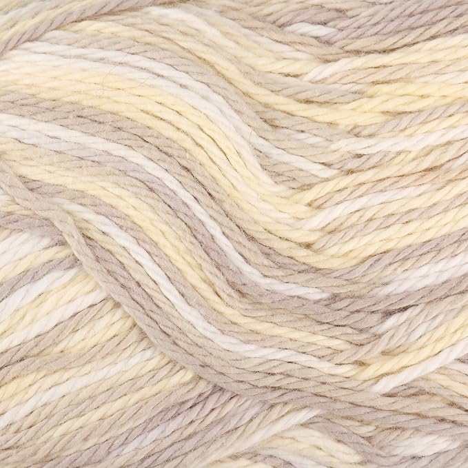 JubileeYarn Cotton Select Yarn - 50g/Skein Sport Weight - Milkshake - 8 Skeins