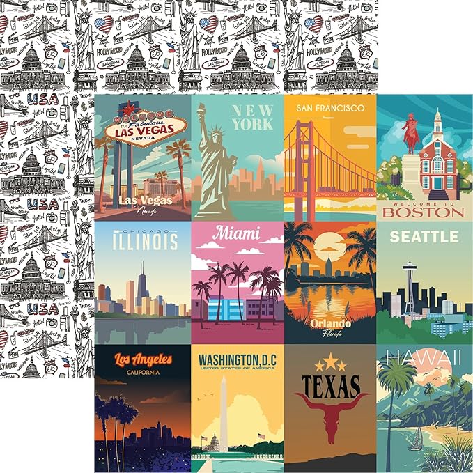 Reminisce Around The World Scrapbook Collection Kit