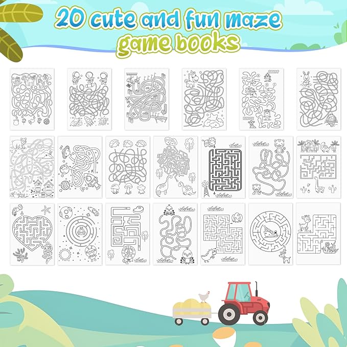 Liliful 144 Pcs Coloring Book Bulk for Adult Kids DIY Art Stress Relief Drawing Book with Patterns for Adults, Party Favors, Goodie Bag Filler and Holiday Gifts(Classic Style)