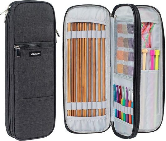 Knitting Needles Case (up to 14 Inches), Knitting & Crochet Accessory Organizer
