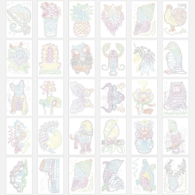 Connect The Dots Coloring Book for Adults Relaxation, 30 Patterns Dot-to-Dot Coloring Book for Adults Relaxation, Coloring Activity Book, Stress-Relief Activity Book Mindfulness Gift to Relax