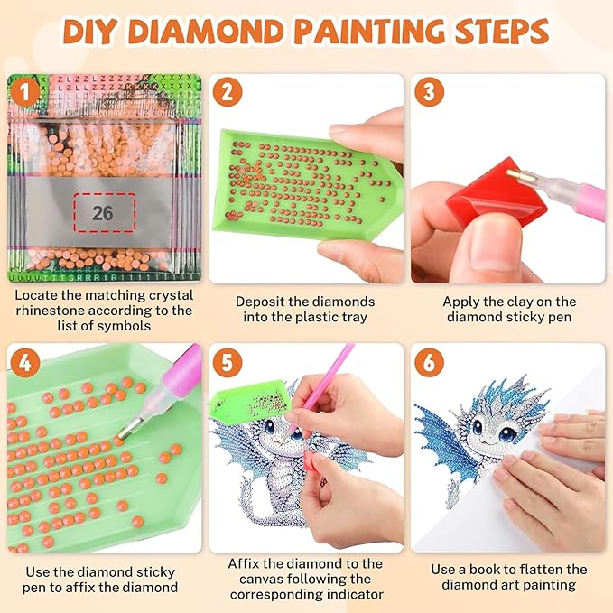 Masendp Dragon Diamond Painting Double-Sided Wall Hanging Set, DIY Irregular Shaped Rhinestone Window Decoration Set, Suitable for Home and Garden Wall Decoration Gifts