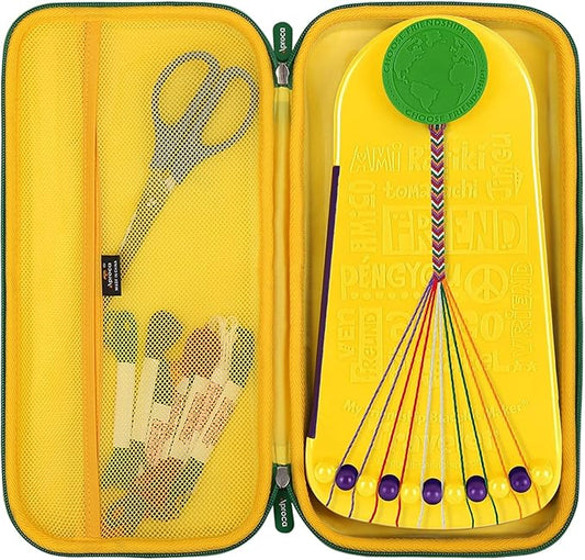 Aproca Case Compatible with Choose Friendship Bracelet Making Kit, Storage Portable Bag for Accessories - Yellow (Case Only)