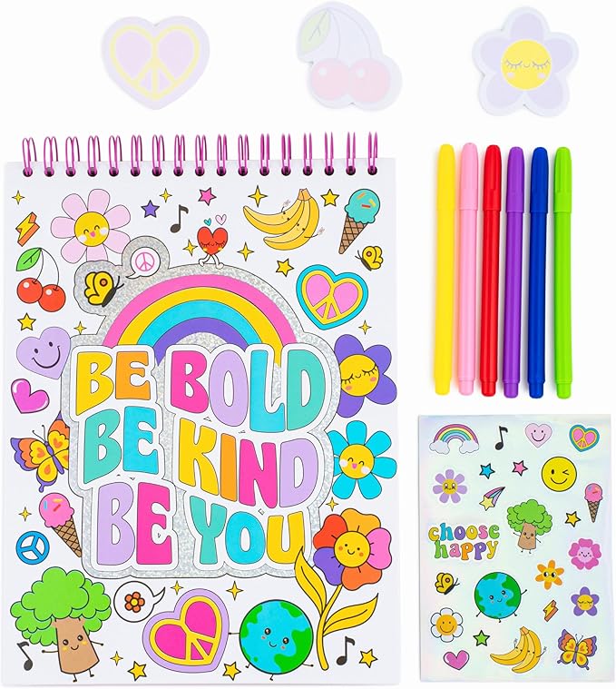 votum sketch book: personalized artist sketchbook: sketching, drawing and creative doodling. notebook and sketchbook to draw and journal with stickers and markers (groovy)