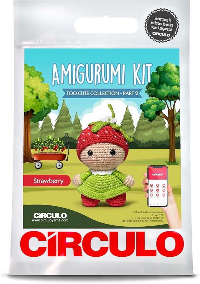 Circulo Kit Amigurumi Too Cute Collection Strawberry