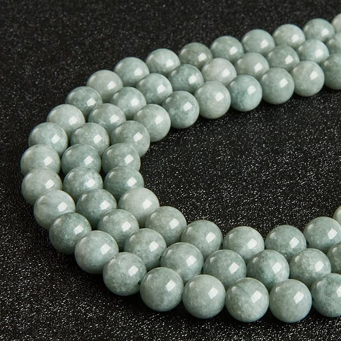 100pcs 8mm burmese jade beads natural gemstone beads round loose beads for jewelry making