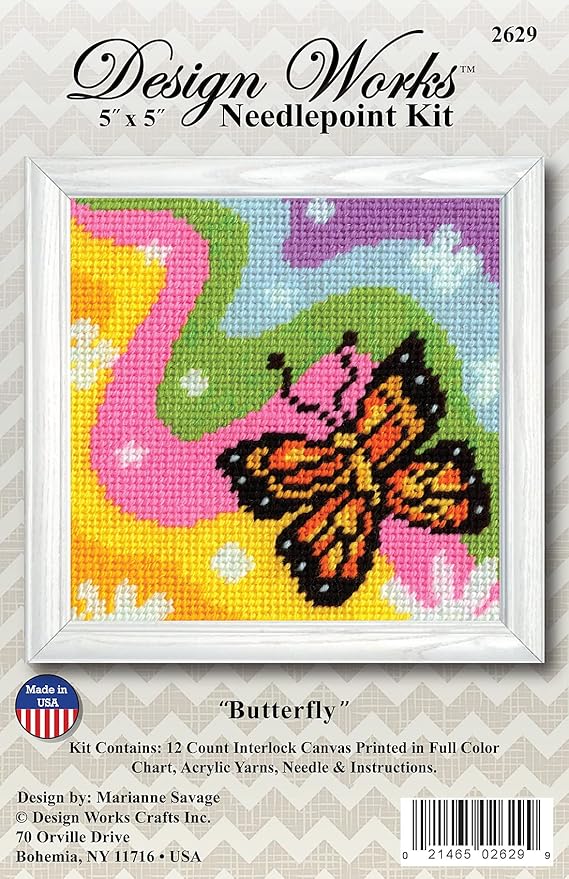 Butterfly Needlepoint Kit