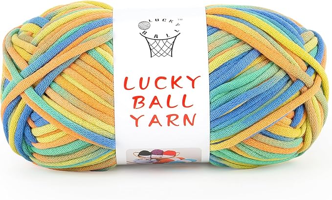 Yarn for Crocheting,100g Soft Yarn for Crocheting,Crochet Yarn for Sweater,Hat,Socks,Blankets(Orange Blue)
