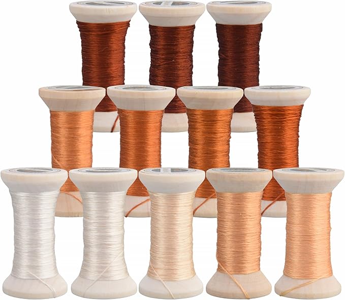 Natural 100% Mulberry Handmade Embroidery Silk Thread Silk Floss (76)