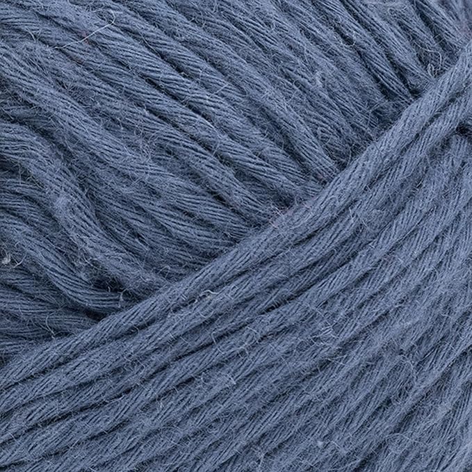 Lion Brand Yarn Cotton Hemp, Soft, Durable Yarn for Crochet and Knitting, 3 Pack, Deep Denim