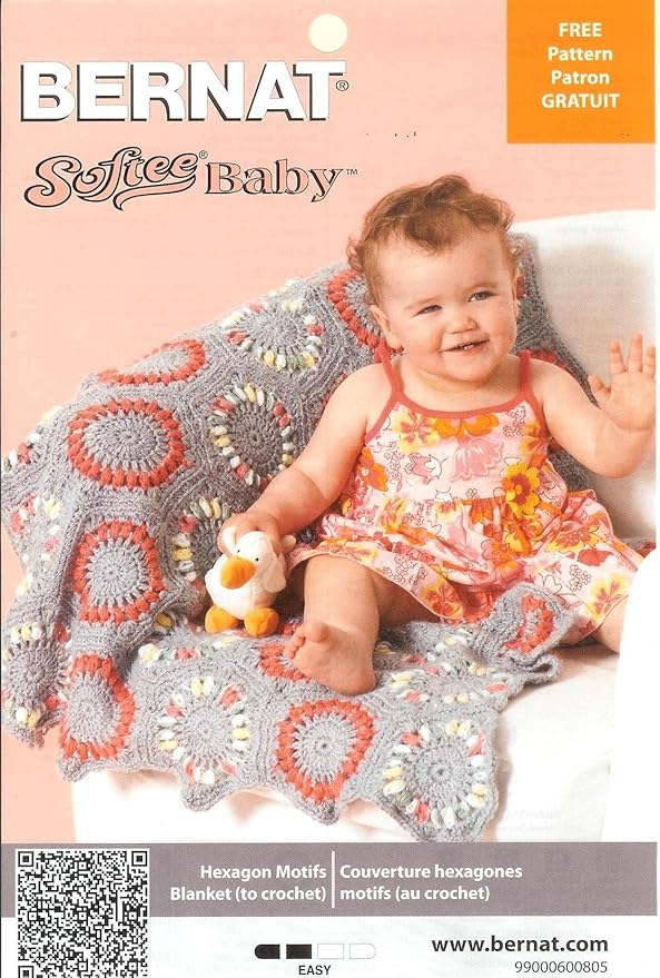 Bernat Softee Baby Yarn 3 Pack Bundle Includes 3 Patterns DK Light Worsted #3 (Mint)