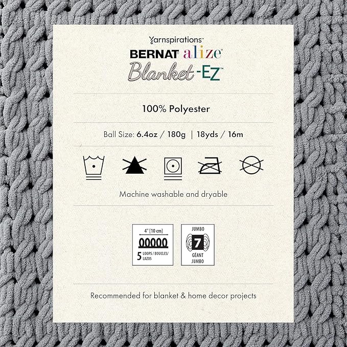 Bernat Alize Blanket-EZ Yarn, Thistle