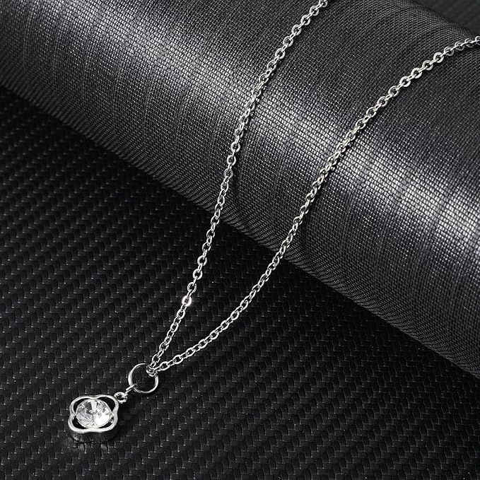 Silver Necklace Chains with Lobster Clasps, 18 Inches Stainless Steel Wire for Jewelry Making, Jewelry Making Kit for DIY Supplies, Stainless Steel Necklace Chains for Women（20）