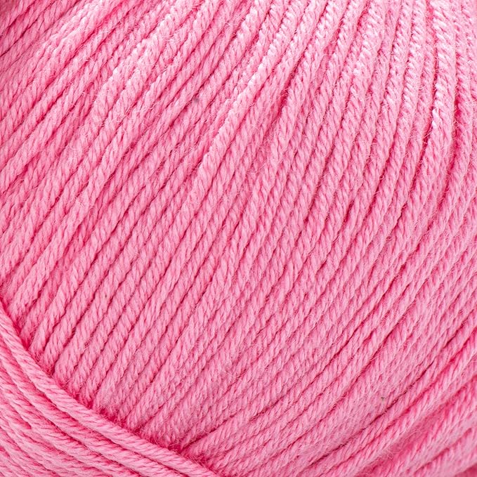 YarnArt Baby Cotton Yarn 4-Pack – Soft Knitting Yarn for Baby & Summer, 50% Cotton 50% Acrylic, 1.76 Oz Each, 180.44 Yds/Skein – Ideal for Amigurumi & Crochet Projects (414)