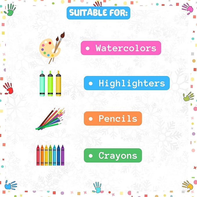 Winter Woodland Coloring Book for Toddlers Ages 3+ – Cute Animals, Snowy Forest Fun, and Easy Holiday Coloring Pages – Thick 199 GSM Paper – Spiral Bound – 8.5x11 in