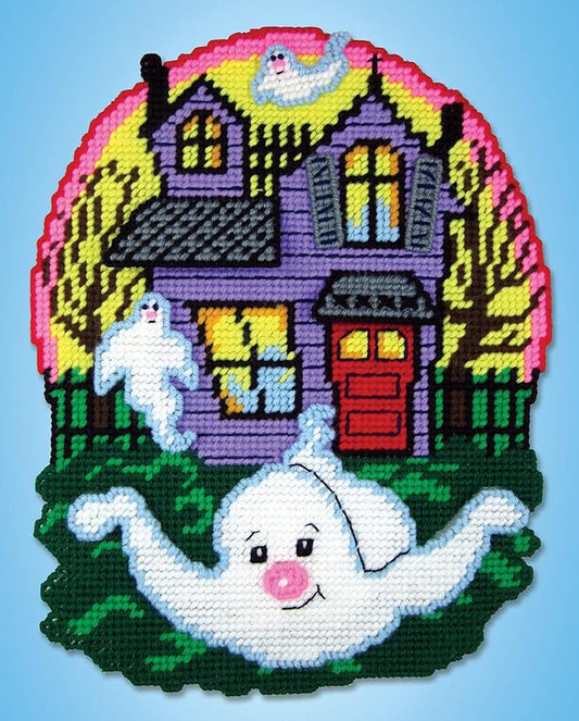 Haunted House Plastic Canvas Kit