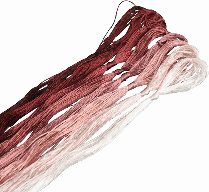 Mulberry Silk Floss Embroidery Thread Floss-Cross Stitch Threads China Silk Woven Jewelry Threads DIY Sewing Kits (37)