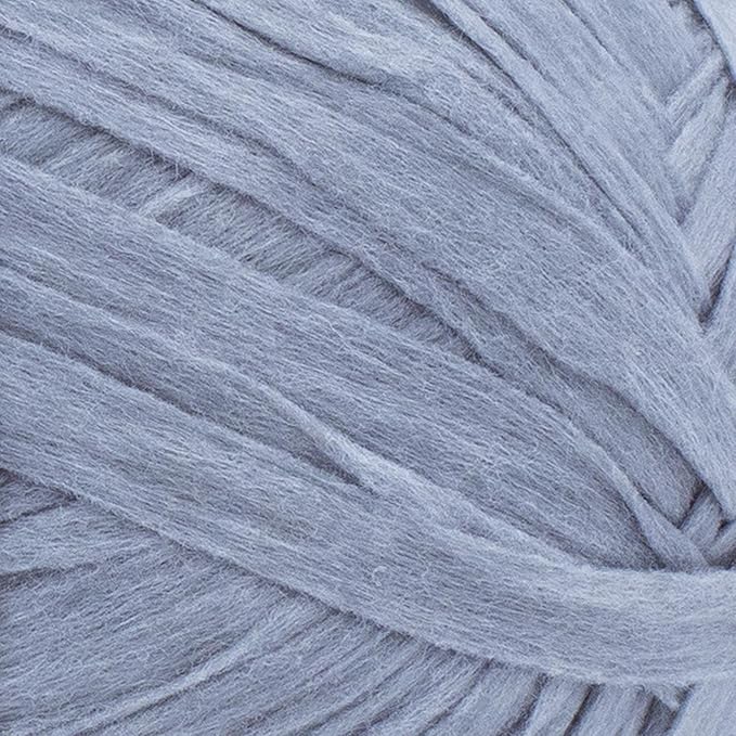 Lion Brand Yarn, Bulky Tape Rewind Yarn for Knitting and Crocheting, Arctic Ice, 1 Pack