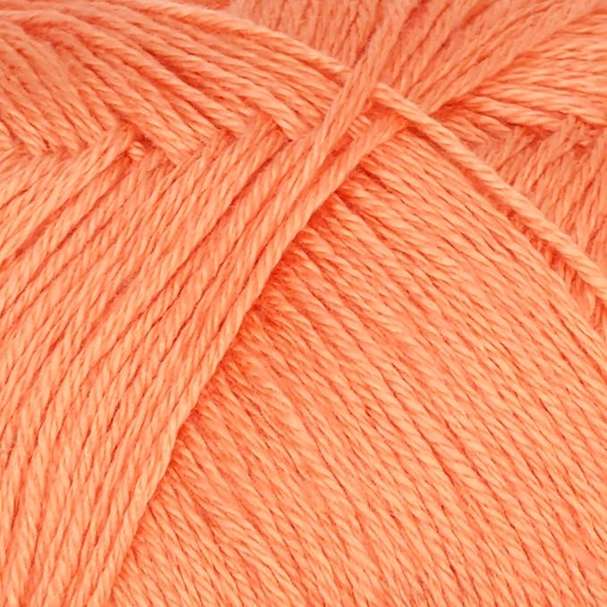 JubileeYarn Baby Soft Bamboo Cotton Yarn - 50g/Skein - COHO Salmon - 4 Skeins
