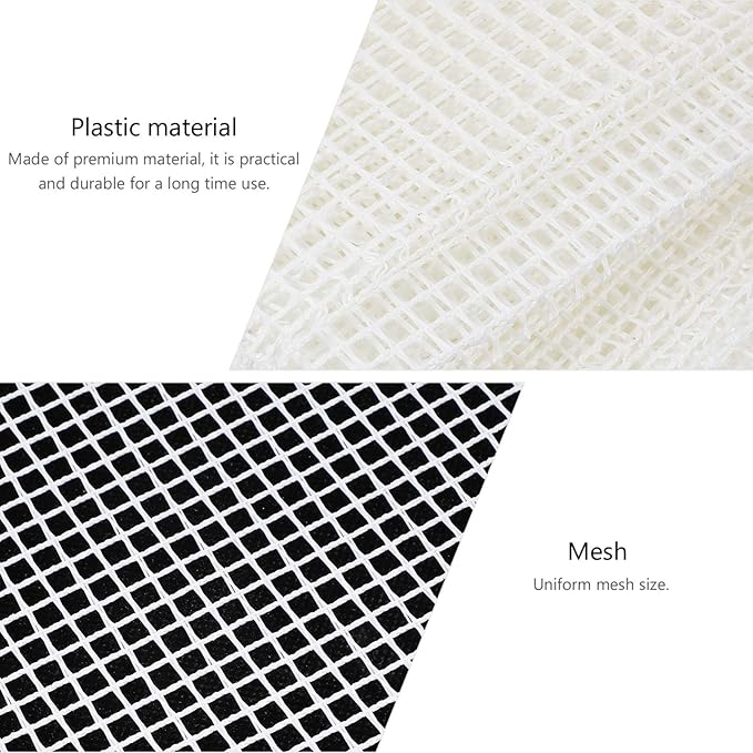 EXCEART Craft Mesh Rug Hooking Mesh Canvas Hook Rug Making Carpet Tapestry DIY Sheet for Embroidery Cross Crafts Decoration 100x150cm Embroidery Tools