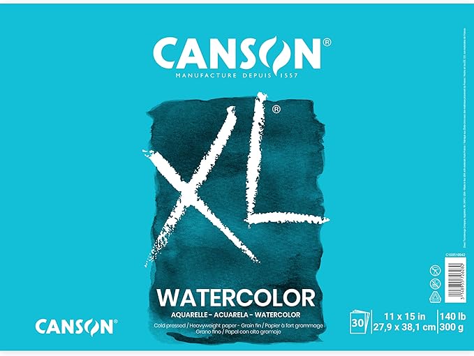 Canson XL Series Watercolor Paper Pad 11x15"