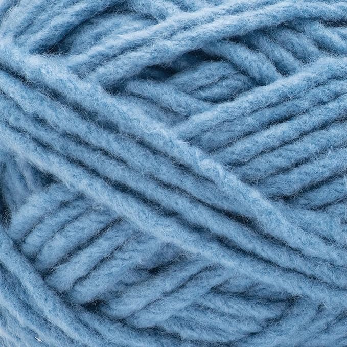 Bernat Forever Fleece Ball Point Blue Yarn - 2 Pack of 280g/9.9oz - Polyester - 6 Super Bulky - 194 Yards - Knitting/Crochet