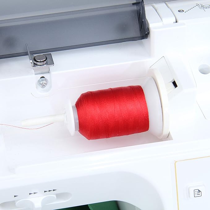 Threadart 60 Weight Micro Embroidery Thread | Fine Line Lettering & Bobbin Thread | 1000m Spools - 30 Colors Available - Green