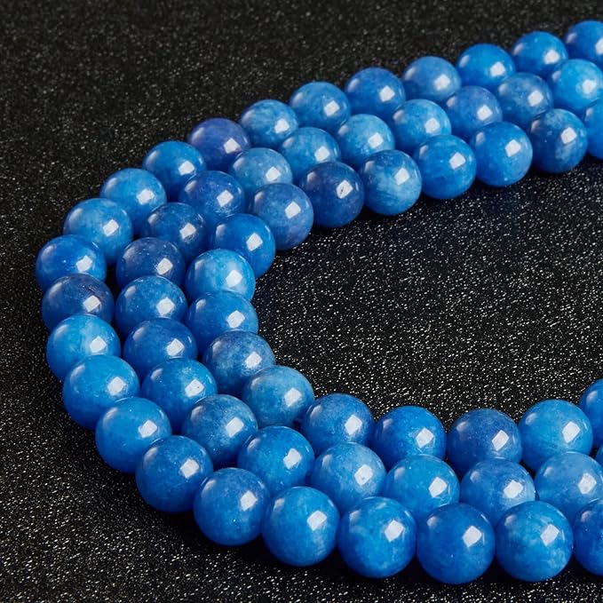 100pcs 10mm kyanite beads natural gemstone beads round loose beads for jewelry making